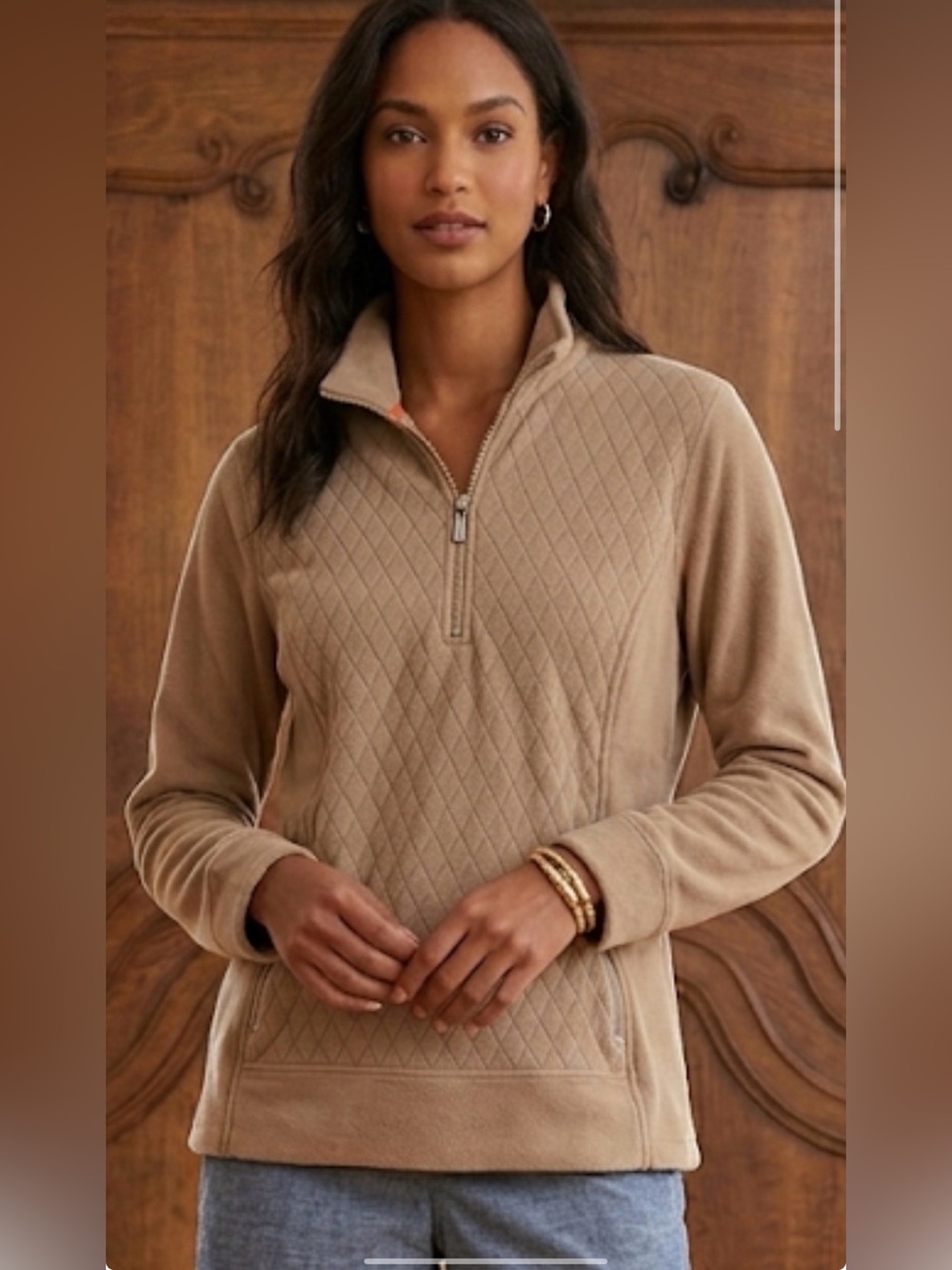 ESCADA Sport Fleece Half Zip Pullover